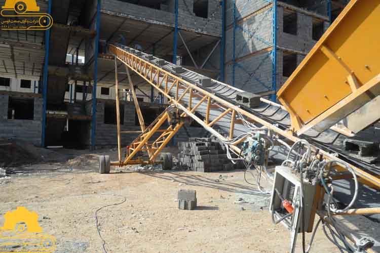 ظرفیت حمل بار تسمه نوار نقاله مانند عرض ، سرعت، زاویه شیب تناژ